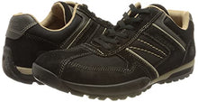 Load image into Gallery viewer, Dockers by Gerli Unisex Low-Top Sneakers, Schwarz Taupe, 11 US Men
