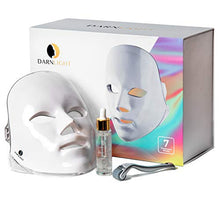 Load image into Gallery viewer, Darnlight LED Light Therapy Mask - 7 Color LED Face Mask Light Therapy Facial Treatment - Blue &amp; Red Light Therapy Mask for Acne Fine Lines Wrinkles &amp; Rosacea
