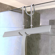 Load image into Gallery viewer, Silicone Squeegy to Clean Shower Doors, 11" Rubber Bathroom Squeegee Wiper with Hook, Shower Glass Door Wiper Cleaning Squigeey, Gray Bath Sqeegy for Shower Handheld Shower Door Cleaner with Hanger
