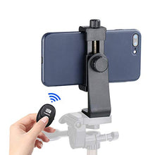 Load image into Gallery viewer, Ulanzi Cell Phone Tripod Adapter - Universal Phone Tripod Mount Attachment for Any Size Smartphone - Includes Bonus Wireless Shutter Remote for iPhone Samsung Huawei Xiaomi
