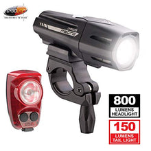 Load image into Gallery viewer, Cygolite Metro Plus 800 &amp; Hotshot Pro 150 Bicycle Light Combo Set, Metro Plus 800 &amp; Hotshot Pro 150 USB Rechargeable Bicycle Light Combo Set
