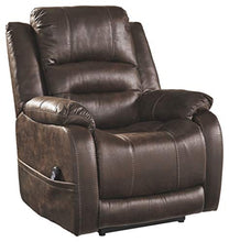 Load image into Gallery viewer, Signature Design by Ashley Barling Power Recliner Adjustable Headrest Walnut
