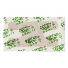 Load image into Gallery viewer, Curad Fabric Adhesive Knuckle Bandages, Finger Bandages for Knuckles (Pack of 100), Natural
