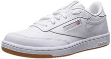 Load image into Gallery viewer, Reebok unisex child Club C Sneaker, White/Gum-int, 5.5 Big Kid US
