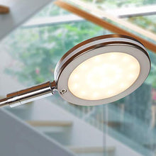 Load image into Gallery viewer, Brightech Orion 5 - Super Bright, Modern LED Arc Lamp - 5 Adjustable Arms &amp; Light Heads Arch Over the Couch - Standing Tree Lamp for Living Rooms - Hanging Lighting - Satin Nickel (Silver)
