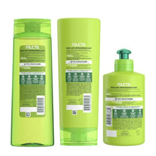 Load image into Gallery viewer, Garnier Fructis Sleek and Shine Shampoo, Condition + Leave-In Conditioning Cream Kit, (Personal Size SandC)
