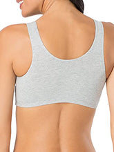 Load image into Gallery viewer, Fruit of the Loom Women's Built Up Tank Style Sports Bra, Blushing Rose/Heather Grey-Wonder Woman, 38
