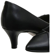Load image into Gallery viewer, Clarks womens Linvale Crown Pump, Black Leather, 7.5 US
