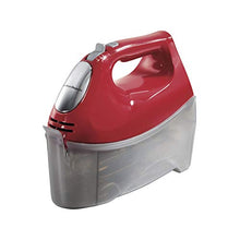 Load image into Gallery viewer, Hamilton Beach 6-Speed Electric Hand Mixer, Beaters and Whisk, with Snap-On Storage Case, Red
