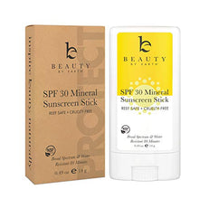 Load image into Gallery viewer, Mineral Sunscreen Stick - Zinc Oxide Sunscreen Lotion Stick, Best Sun Protection Travel Sunscreen Face and Body, Reef Safe Sunscreen, Natural Sunscreen Lotion Stick (No Tint)
