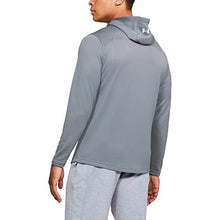 Load image into Gallery viewer, Under Armour Men's Freedom Tech Terry Hoodie, Steel (035)/White, Large
