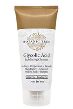 Load image into Gallery viewer, Botanic Tree Glycolic Acid Face Wash-Facial Exfoliating Cleanser w/ 10% Glycolic Acid-Acne Facial Wash For a Deep Clean-Anti Aging AHA Peel for Acne, Wrinkle Reduction-Natural Skin Facewash Scrub for Cystic Acne-6 Oz
