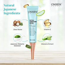 Load image into Gallery viewer, Onsen Cuticle Cream, Cuticle Oil in Deep Action - Japanese Natural Healing Minerals Nail Care Serum and Butter, Sooth, Repair, and Strengthen Cuticles and Nails, Visible Results, (1 Count / 15 ml)
