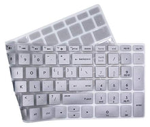 Load image into Gallery viewer, Keyboard Skin for 17.3" HP Envy 17m-ae111dx 17-bs, 15.6" HP Pavilion X360 15-br075nr, HP Envy X360 15m-bp012dx bp011dx/bp111dx/bp112dx 15m-bq121dx, HP 15-CB 15-CC 15-CD 15-CH 15-BW 15-BS Series Silver
