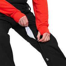 Load image into Gallery viewer, Volcom Men's Roan Bib Overall Snowboard Pant, black, Large
