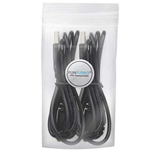 Load image into Gallery viewer, FunTurbo PSP Charger Cable, Playstation Portable Charger PSP Power Cord for Charging Sony PSP 1000 2000 3000 USB Data Cable &amp; Charging Cord 2-in-1 (2 Pack)
