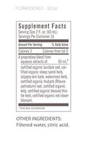 Load image into Gallery viewer, Flora Flor Essence Liquid Tea Blend 32oz LARGE - Gentle Detox Cleanse with Burdock Root, Slippery Elm, Kelp, Thistle - Premium Organic Ingredients
