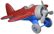 Load image into Gallery viewer, Green Toys Airplane, Red/Blue CB - Pretend Play, Motor Skills, Kids Flying Toy Vehicle. No BPA, phthalates, PVC. Dishwasher Safe, Recycled Plastic, Made in USA.
