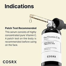 Load image into Gallery viewer, COSRX Vitamin C 23% Serum with Vitamin E &amp; Hyaluronic Acid, Brightening &amp; Hydrating Facial Serum for Dark Spots, Fine Lines, Uneven Skin tone, Pure Vitamin C Serum (Ascorbic acid), 0.67 fl.oz / 20 ml, Animal Testing-Free, Artificial Fragrance-Free, Parabe

