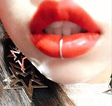 Load image into Gallery viewer, 20G Stainless Steel Nose Rings 8mm Nose Cuff Piercing Jewelry Hoop for Faux Lip Septum Boby Piercing (6 pcs)
