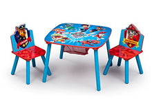 Load image into Gallery viewer, Delta Children Kids Table and Chair Set With Storage (2 Chairs Included) - Ideal for Arts &amp; Crafts, Snack Time, Homeschooling, Homework &amp; More, Nick Jr. PAW Patrol
