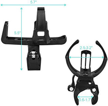 Load image into Gallery viewer, Adjustable Universal Bicycle Water Bottle Cage- Bike Water Bottle Holder No Screws - Mountain Bicycle Drink Holder - 360 Degree Spin Bike Water Bottle Holder- Water Bottle Cage Clamp for Kids Bike
