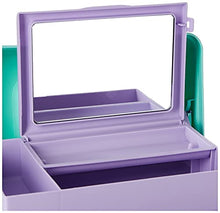 Load image into Gallery viewer, Caboodles On-The-Go Girl Sea foam Lid &amp; Lavender Base Vintage Case, 1 Lb
