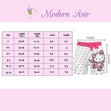 Load image into Gallery viewer, MODERN ASIR Little Girls Underwear Toddler Panties Cotton Boyshort Soft Boy Pants Kids Boxer Briefs kids underwear girls 6-Pack Hello 3 years
