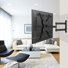 Load image into Gallery viewer, Full Motion TV Wall Mount Bracket Articulating Arms Swivels Tilts Extension Rotation for Most 13-55 Inch LED LCD Flat Curved Screen TVs, Max VESA 400x400mm up to 66lbs by Pipishell
