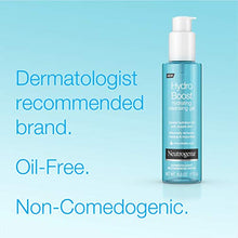 Load image into Gallery viewer, Neutrogena Hydro Boost Lightweight Hydrating Facial Cleansing Gel for Sensitive Skin, Gentle Face Wash &amp; Makeup Remover with Hyaluronic Acid, Hypoallergenic &amp; Non Comedogenic, 6 oz
