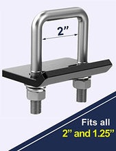 Load image into Gallery viewer, LIBERRWAY Hitch Tightener for 1.25" and 2" Hitches 304 Stainless Steel Hitch Tightener Anti-Rattle Stabilizer Rust-Free Heavy Duty Lock Down Easy Installation Quiet
