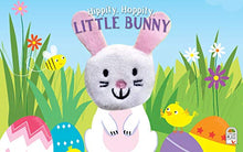 Load image into Gallery viewer, Hippity, Hoppity, Little Bunny (Finger Puppet Board Book for Easter Basket Stuffer Ages 0-4) (Finger Puppet Book)
