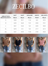 Load image into Gallery viewer, Zecilbo Womens Scoop Neck Sleeveless Ribbed Zipper Tank Top Summer Basic Solid Color Slim Fit Tank Shirts
