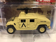 Load image into Gallery viewer, Humvee Military Outfit with Roof Gun (Military Police) Sand Off Road Series Limited Edition to 3,600 Pieces Worldwide 1/64 Diecast Model Car by Johnny Lightning JLCP7158
