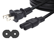 Load image into Gallery viewer, Amazon Basics Replacement Power Cable for PS4 Slim and Xbox One S / X - 6 Foot Cord, Black &amp; High-Speed 4K HDMI Cable - 10 Feet
