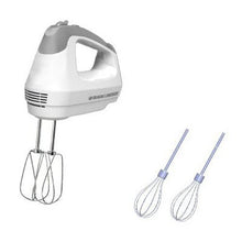 Load image into Gallery viewer, Black &amp; Decker MX3000W 250-Watt Hand Mixer, White/Grey
