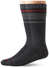 Load image into Gallery viewer, Carhartt Men's Heavy Duty Thermal Crew 2-Pair Socks, Black, Shoe Size: 6-12
