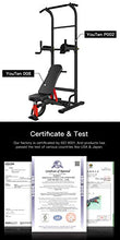 Load image into Gallery viewer, YouTen Adjustable Bench Press for Abs Exercise Like Dragon Flag, Easy Moving Versatility Flat Incline Decline Bench, Weight Capacity Home Gym Equipment Black
