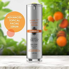 Load image into Gallery viewer, Energize Vitamin C Serum for Face &amp; Eyes - Clinical Strength Collagen Booster with Triple Vitamin C - Dermatologist Developed Skin Care For Anti-aging, Fades Dark Spots and Repairs Sun Damage 1oz
