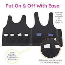 Load image into Gallery viewer, Fun and Function - Blue Weighted Compression Vest for Kids &amp; Adults - Sensory Tool for Children with Special Needs - Deep Pressure for Anxiety &amp; Sensory Issues - Medium
