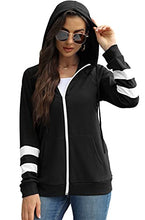 Load image into Gallery viewer, Zip Up Hoodie Women Lightweight Sweatshirs with Pockets
