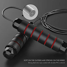 Load image into Gallery viewer, FITFORT Jump Rope, Tangle-Free Rapid Speed Jumping Rope Cable with Ball Bearings for Women, Men, and Kids, Adjustable Steel Jump Rope Workout with Foam Handles for Fitness, Home Exercise &amp; Slim Body
