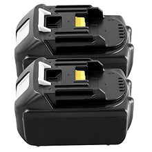Load image into Gallery viewer, 2-Pack 18V 3.0Ah BL1830B-2 Battery for Makita 18-Volt LXT Battery Fit BL1860B BL1860 BL1850B BL1850 BL1840B BL1840 BL1830 BL1815B BL1815 Power Tool Battery
