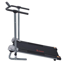 Load image into Gallery viewer, Sunny Health &amp; Fitness SF-T1407M Manual Walking Treadmill, Gray
