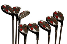 Load image into Gallery viewer, Petite Senior Womens Majek Golf Clubs All Ladies Hybrid Complete Full Lightweight Graphite Set Includes: #3, 4, 5, 6, 7, 8, 9, PW. Right Handed Senior Lady Flex Clubs Perfect for Ladies 4'10" to 5'3"
