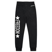 Load image into Gallery viewer, UNACOO Boys Casual Soft Fleece Terry Cotton Pull-on Jogger Pants with 2-Pocket (Black, xs(4T))
