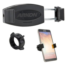 Load image into Gallery viewer, Arkon Mobile Grip 2 Phone Holder for iPhone 7 6S Plus 6 Plus 6S 6 5S Galaxy S7 S6 Note 5 Retail Black
