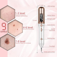 Load image into Gallery viewer, Skin Tag Remover, Skin Tag Removal Kit Tools with Home Usage USB Charging/30 Replaceable Device to Remove Skin Tags
