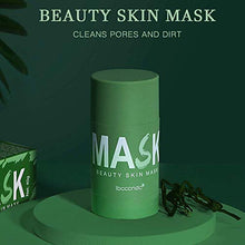Load image into Gallery viewer, Green Tea Purifying Clay Face Mask, Blackhead Remover Oil Control Face Moisturizes Deep Clean Pore Purifying Clay Stick Deep Cleansing Mask, Exfoliating Mask for All Skin Men Women
