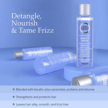 Load image into Gallery viewer, Keratin Corrective Hair Serum by Zero Frizz - Detangle, Nourish and Tame Frizz for Dry and Damaged Hair - Vitamins and Proteins Help Hydrate and Smooth for Silky Soft and Shiny Hair
